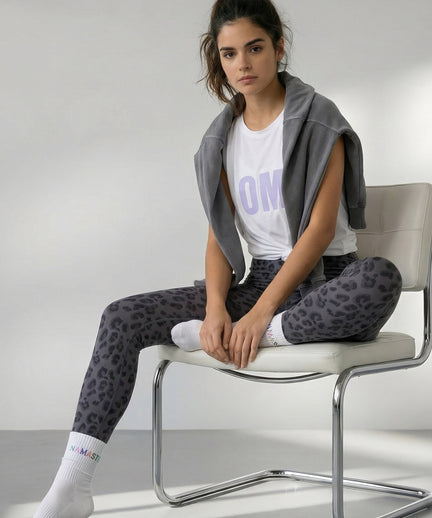 | color:grau | yoga damen soft leggings leo luna | bio baumwolle | yoga leggings leo | yoga damen leggings nachhaltig